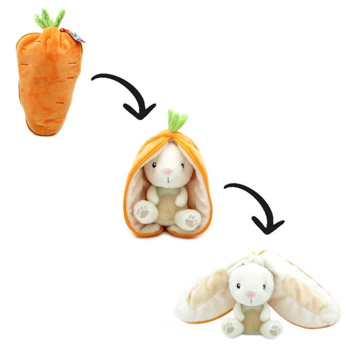 Serie Veggie - Peluche Gadget il coniglio / Carota 2 in 1