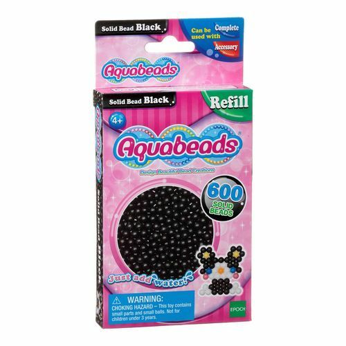 Solid Beads Black, perle 600