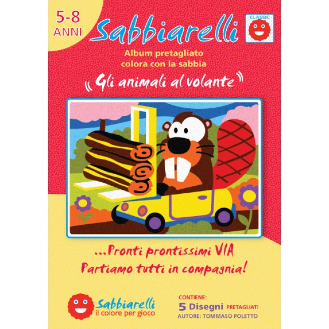 SABBIARELLI ALBUM - GLI ANIMALI AL VOLANTE