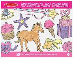 Jumbo Colouring Pad - Pink