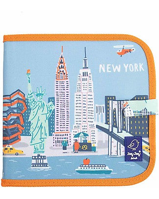Jaq Jaq Bird- Album Riutilizzabile Cities of Wonder - New York - con 4 Gessetti Zero Polvere