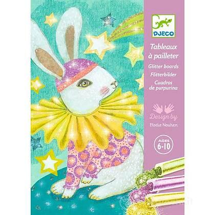 Kit creativo glitter Djeco - Carnevale degli Animali
