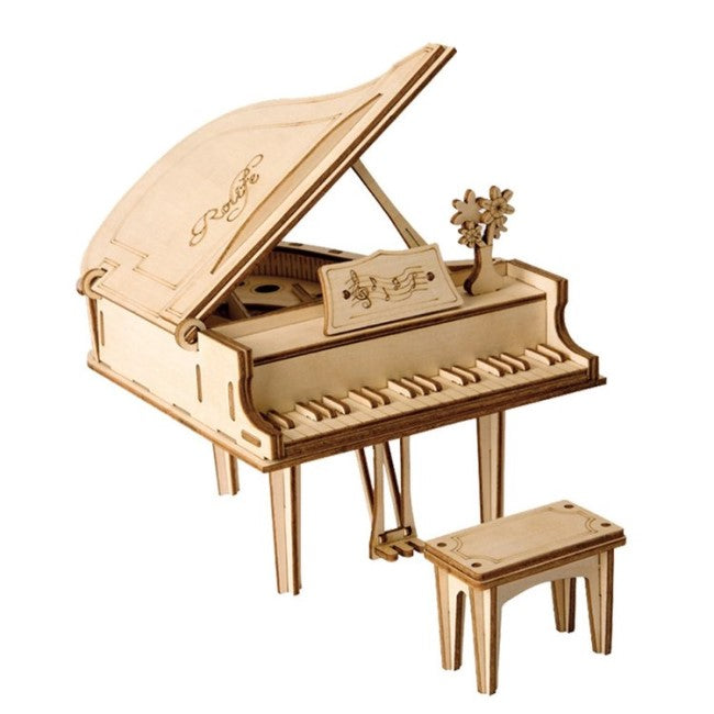 Pianoforte Puzzle 3D in Legno – Kit Modellismo Musicale