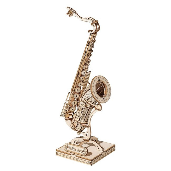Saxophone Puzzle 3D in Legno – Kit Modellismo Musicale
