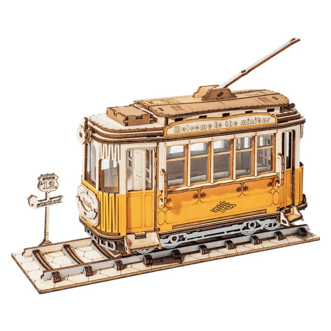 Tram Puzzle 3D in Legno – Kit Modellismo