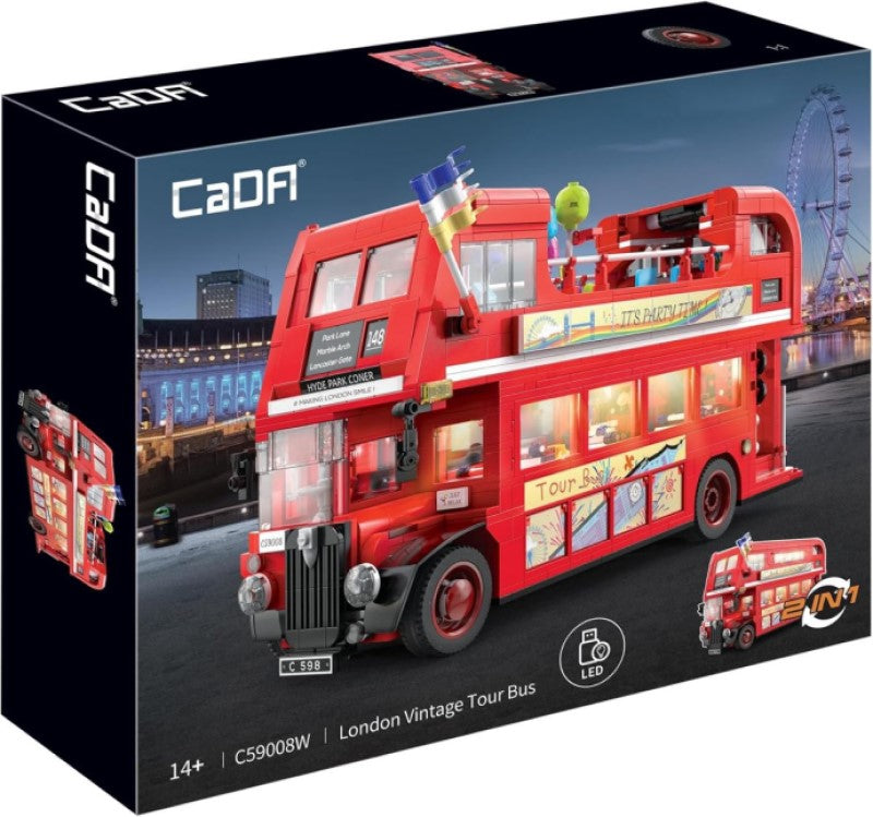 London Vintage Tour Bus - Costruzioni 1770 pz