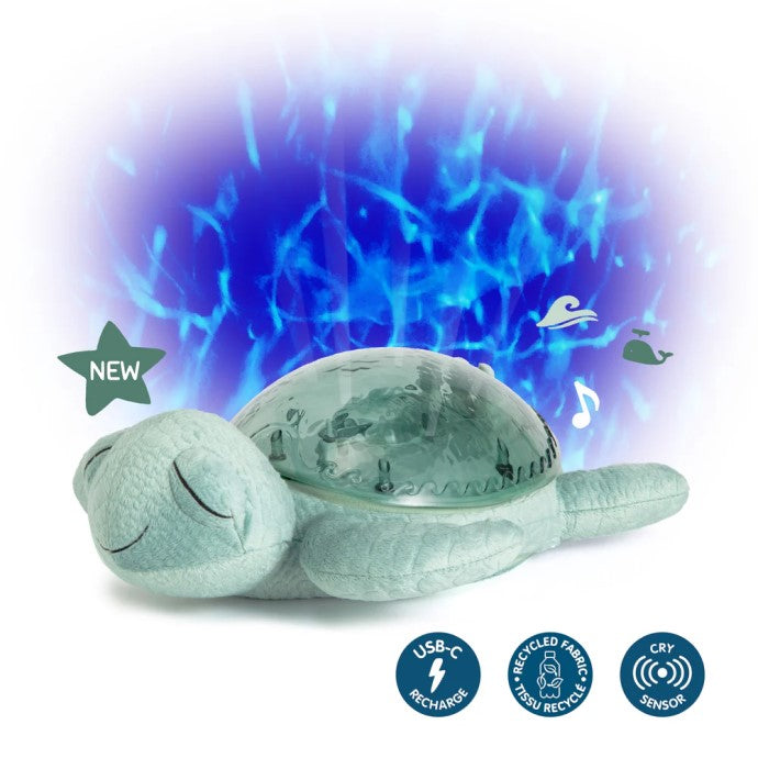 Peluche luce notturna - Tartaruga verde ricaricabile - Effetto acqua