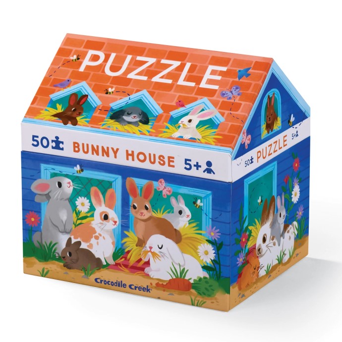 La casa dei conigli - Puzzle 50 pz