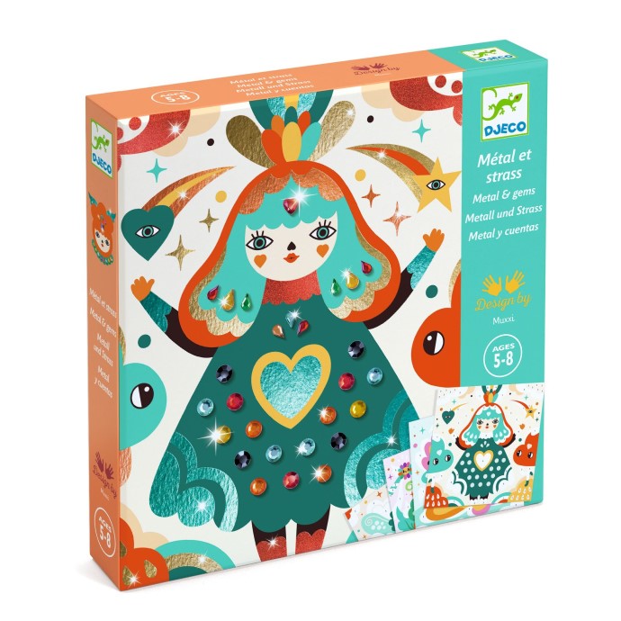 Kit creativo Metallo & strass Djeco - Armonia