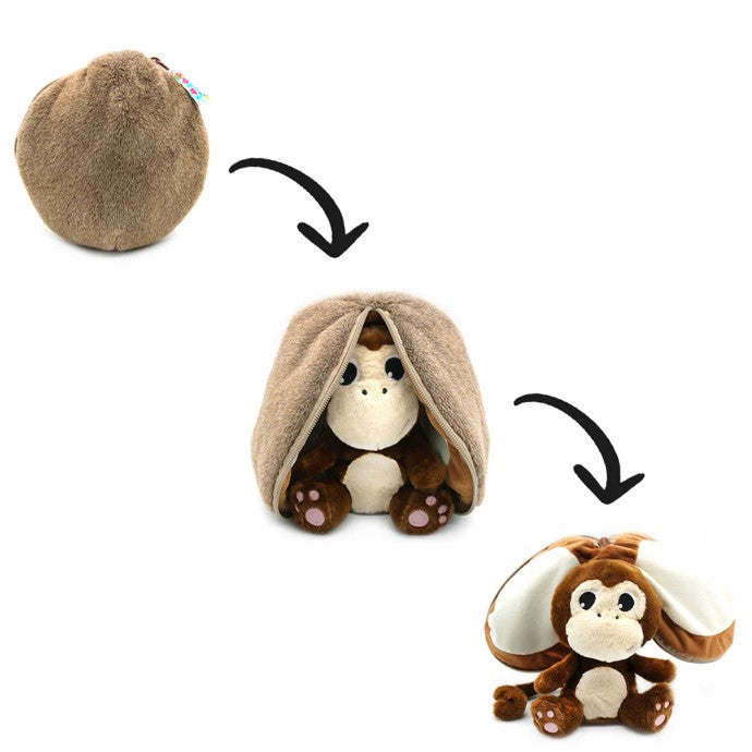 Serie Veggie - Peluche Coconet la scimmia / Cocco 2 in 1