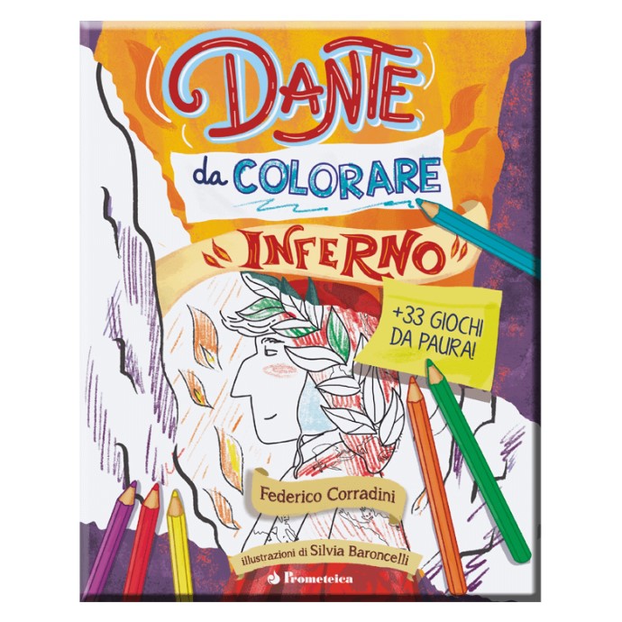 Dante da colorare - Inferno (con segnalibro)