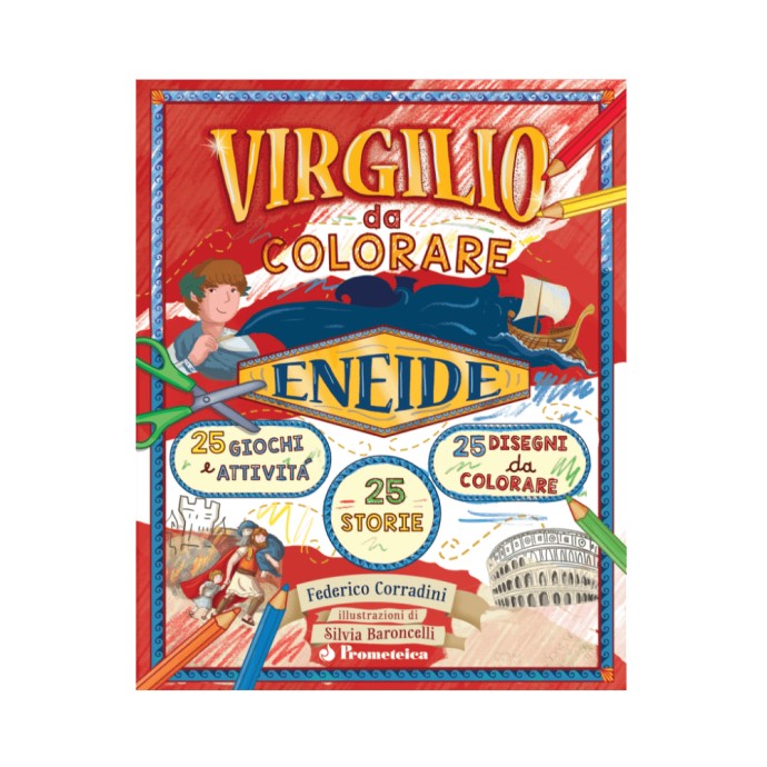 Virgilio da colorare - Eneide (con segnalibro)