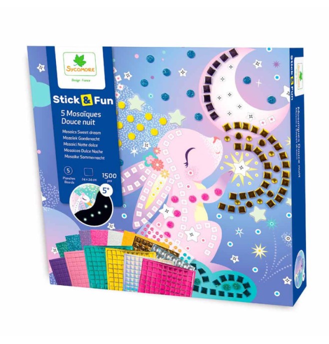 Kit creativo 5 mosaici - Dolce notte