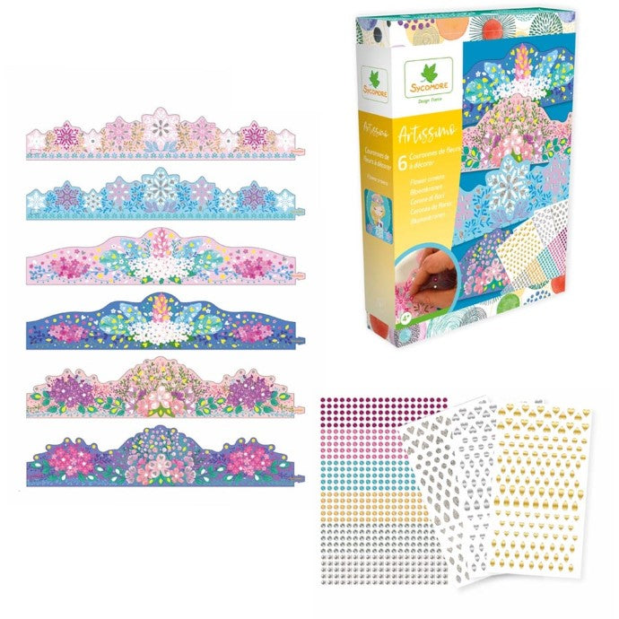 Kit creativo - Corone da decorare