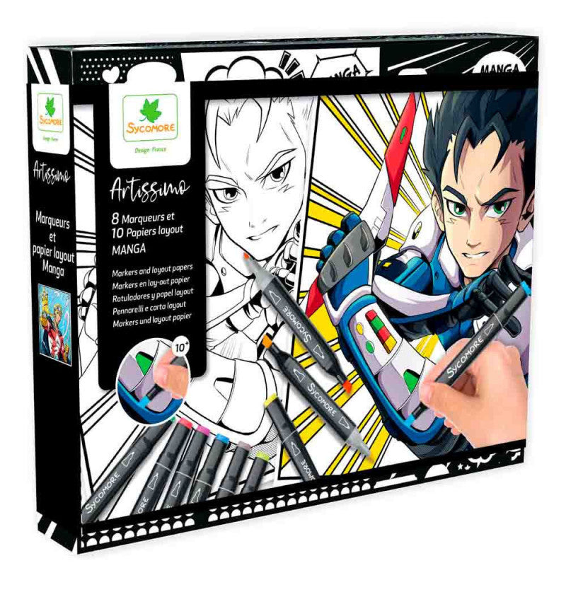 Laboratorio Manga Ragazzi - Pennarelli e Carta layout - Artissimo