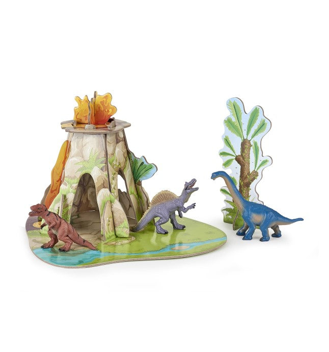 Mini Scenario Terra dei dinosauri - Papo