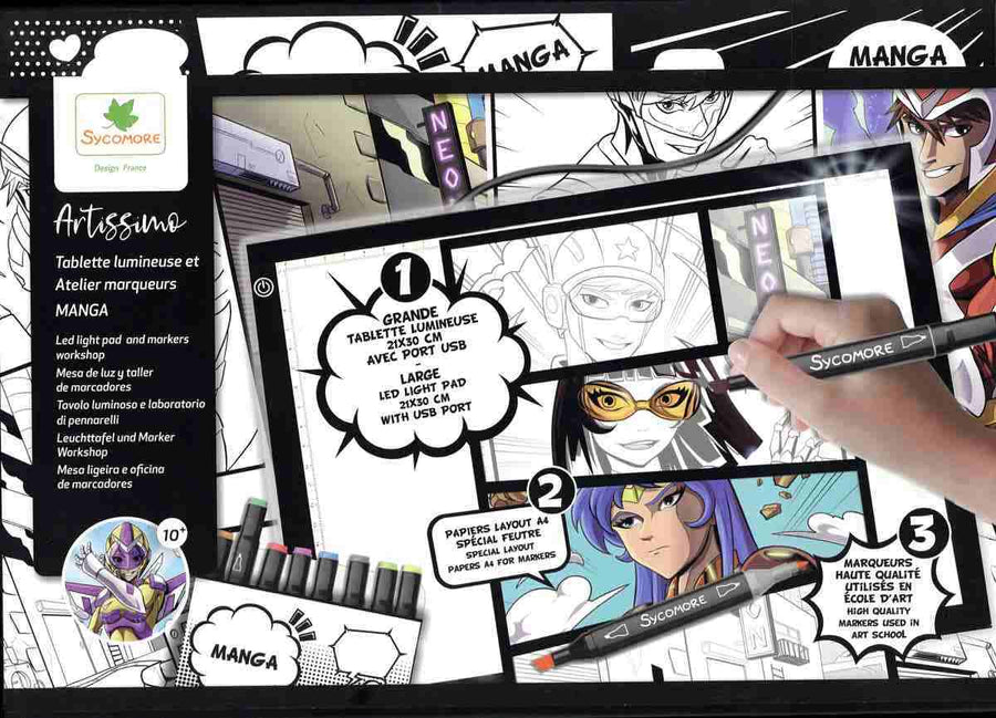 Laboratorio Manga  - Pennarelli e Lavagna luminosa - Artissimo
