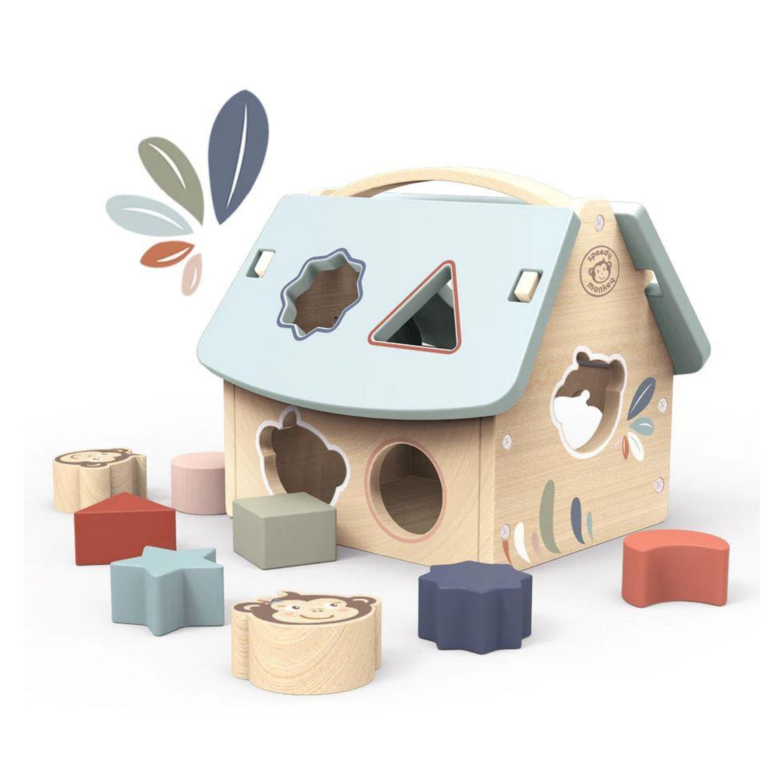 Speedy Monkey - Casetta con 8 Cercaforme