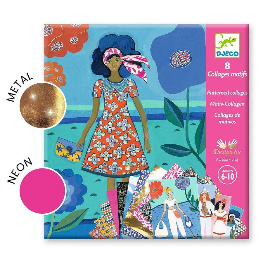 8 Collage di motivi Djeco WAX Trend