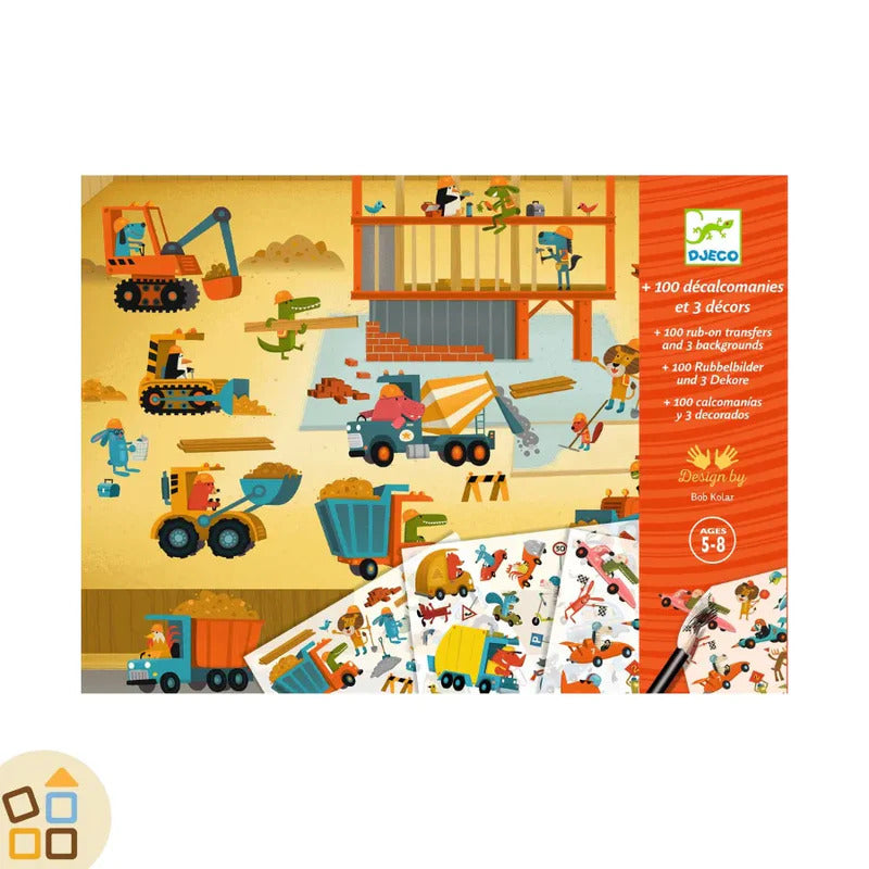 Asfalto - Decalcomania Djeco