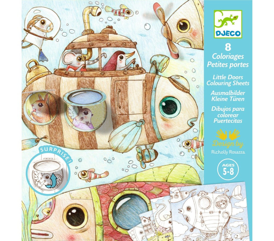 Il viaggio di  Malo - Disegni da colorare Djeco