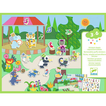 Fanfara - Djeco Stckers riposizionabili