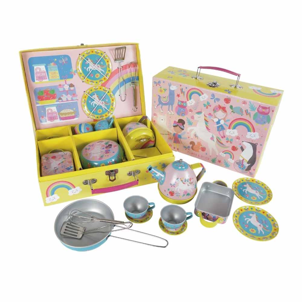 Floss e Rock - Tea and Kitchen Set Musical - Rainbow Fairy