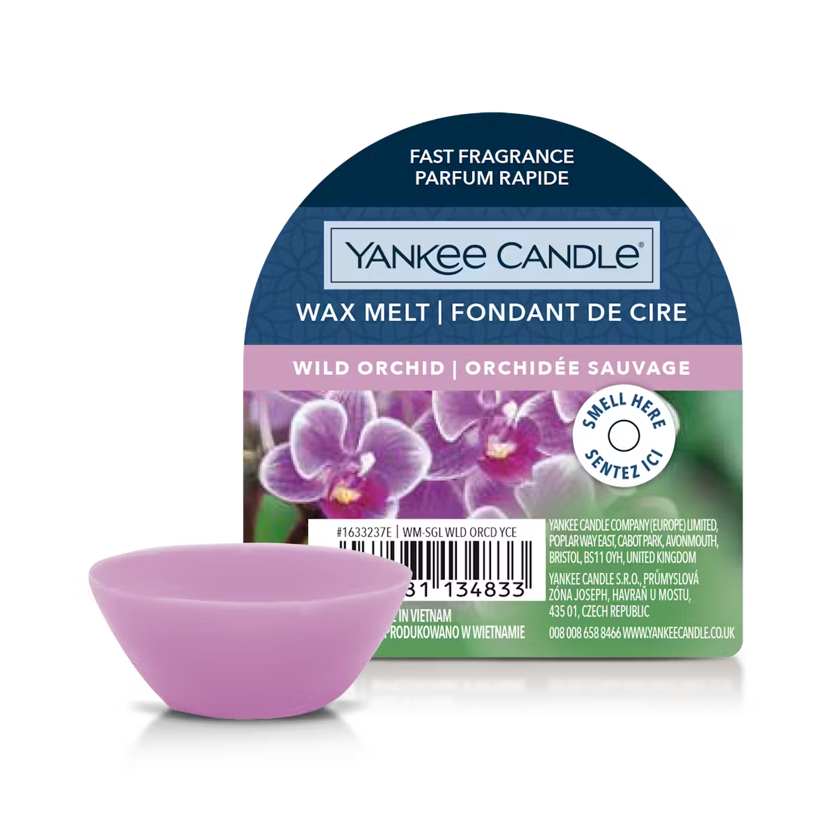 YANKEE CANDLE SINGLE WAX MELT WILD ORCHID