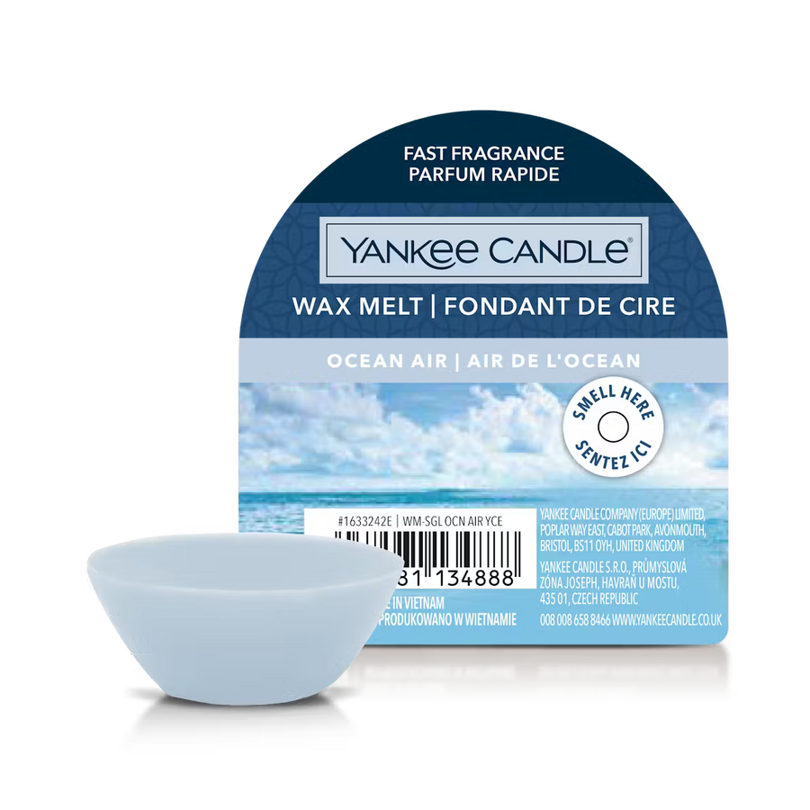 YANKEE CANDLE SINGLE WAX MELT OCEAN AIR