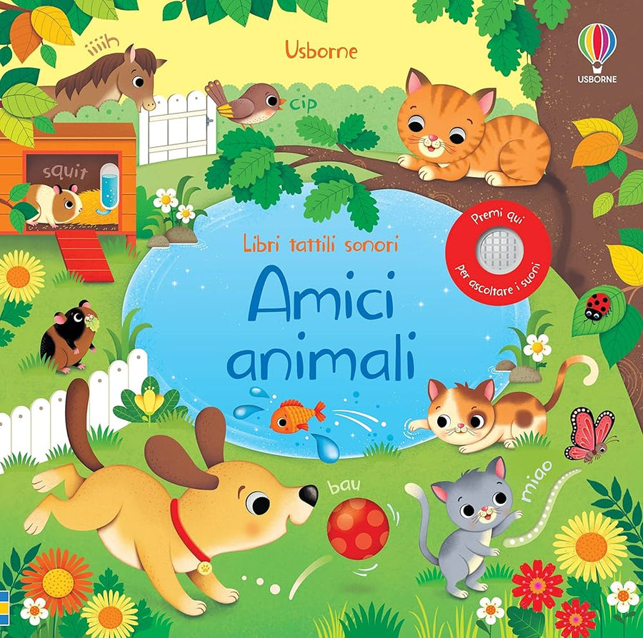 Amici animali. Libri tattili sonori. Ediz. a colori – Libro per bambini 0-3 anni