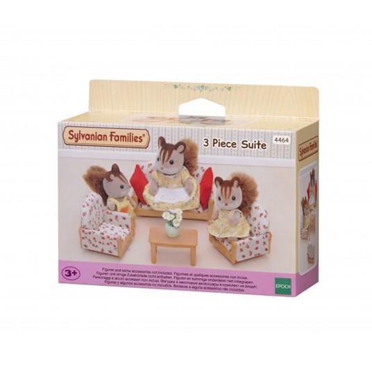 Sylvanian Family - Divano, 2 poltrone e tavolino