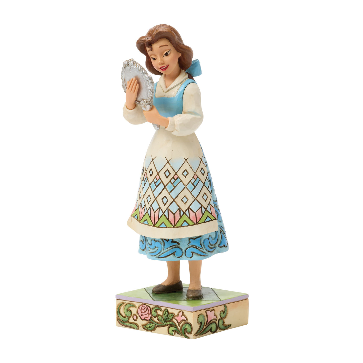 Statuetta Belle allo specchio incantato - Disney Traditions