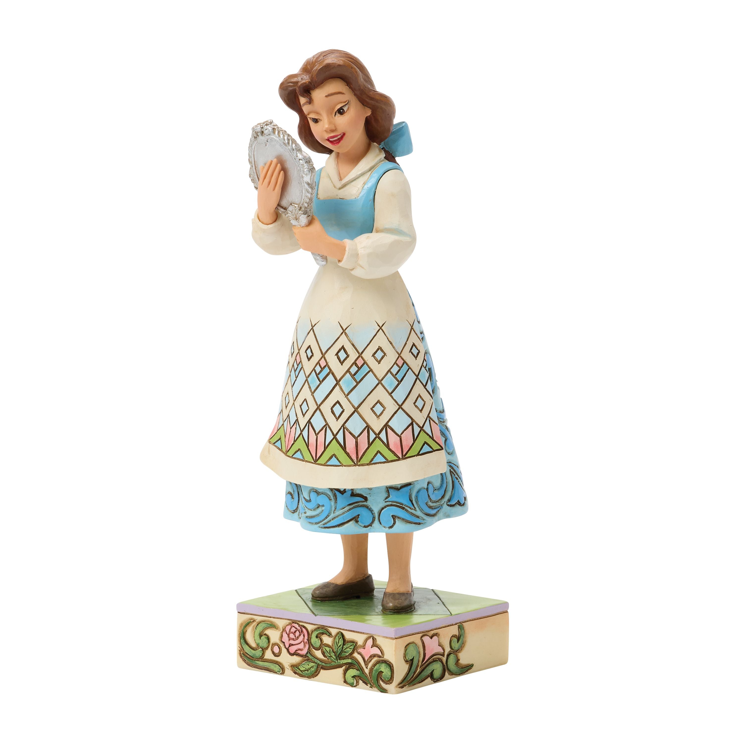 Statuetta Belle allo specchio incantato - Disney Traditions