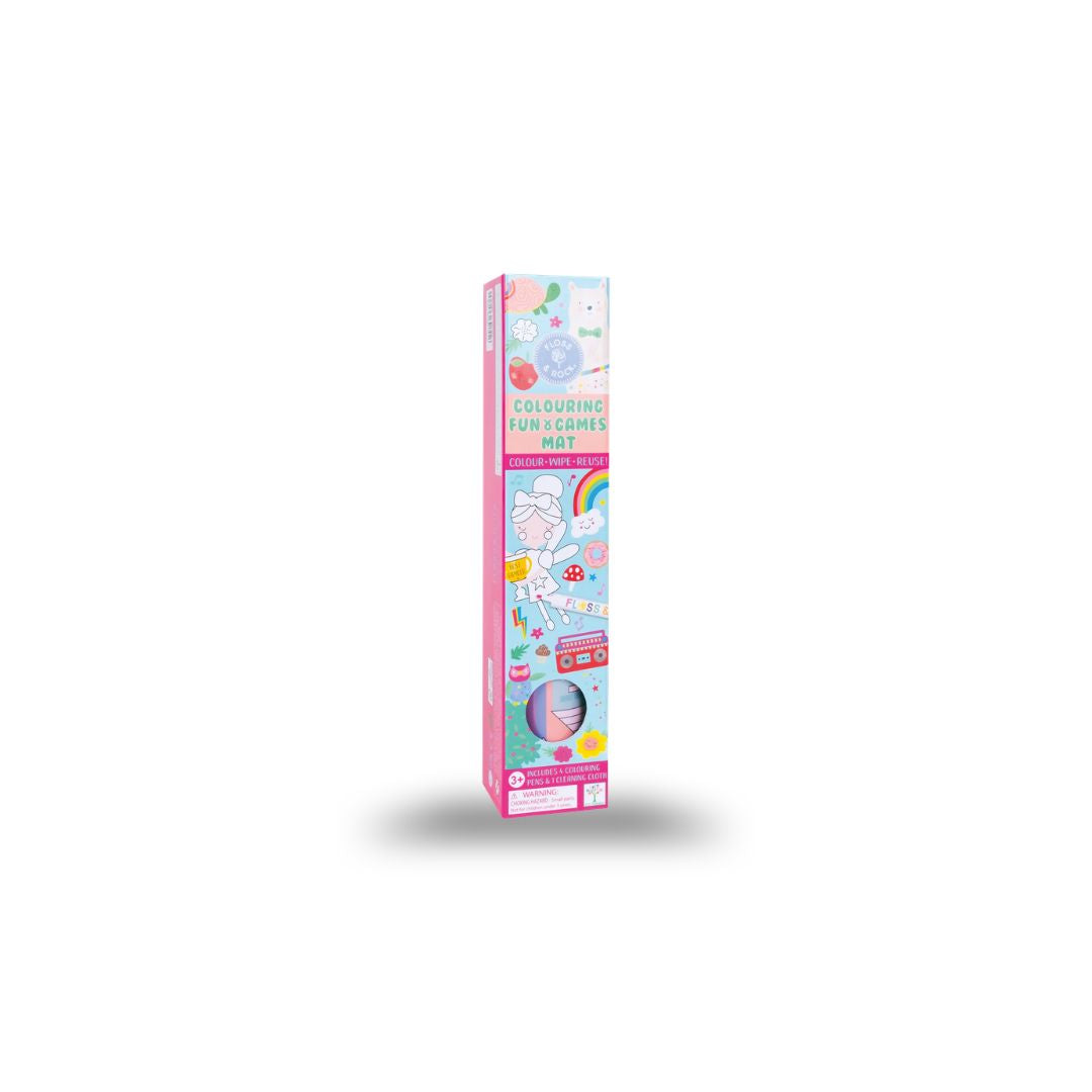 Floss & Rock – Tappetino da Colorare Arcobaleno