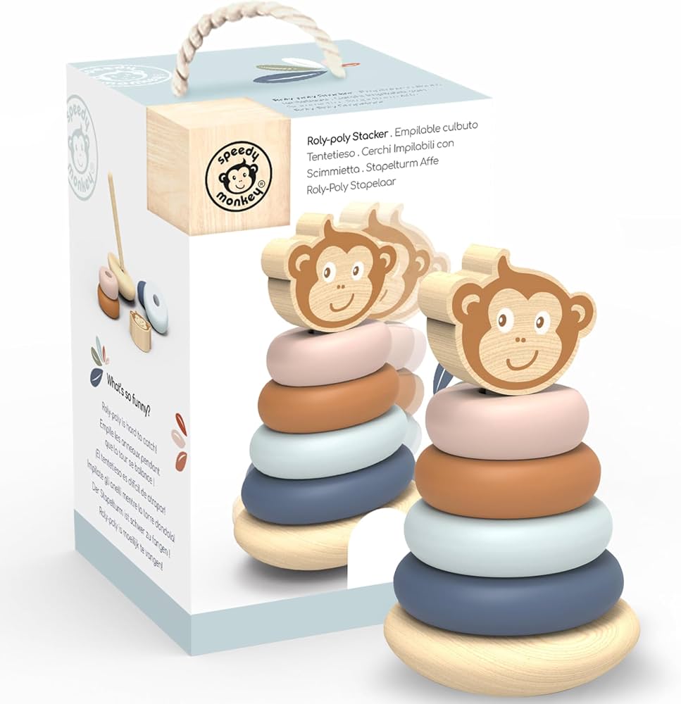 Speedy Monkey - Cerchi Impilabili con Scimmietta