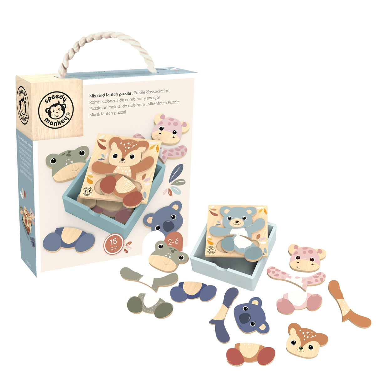Speedy Monkey - Puzzle Animaletti da Abbinare