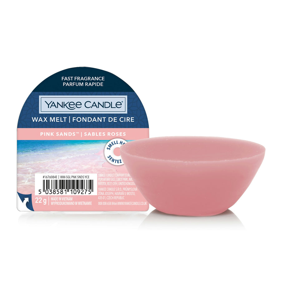 YANKEE CANDLE SINGLE WAX MELT PINK SANDS