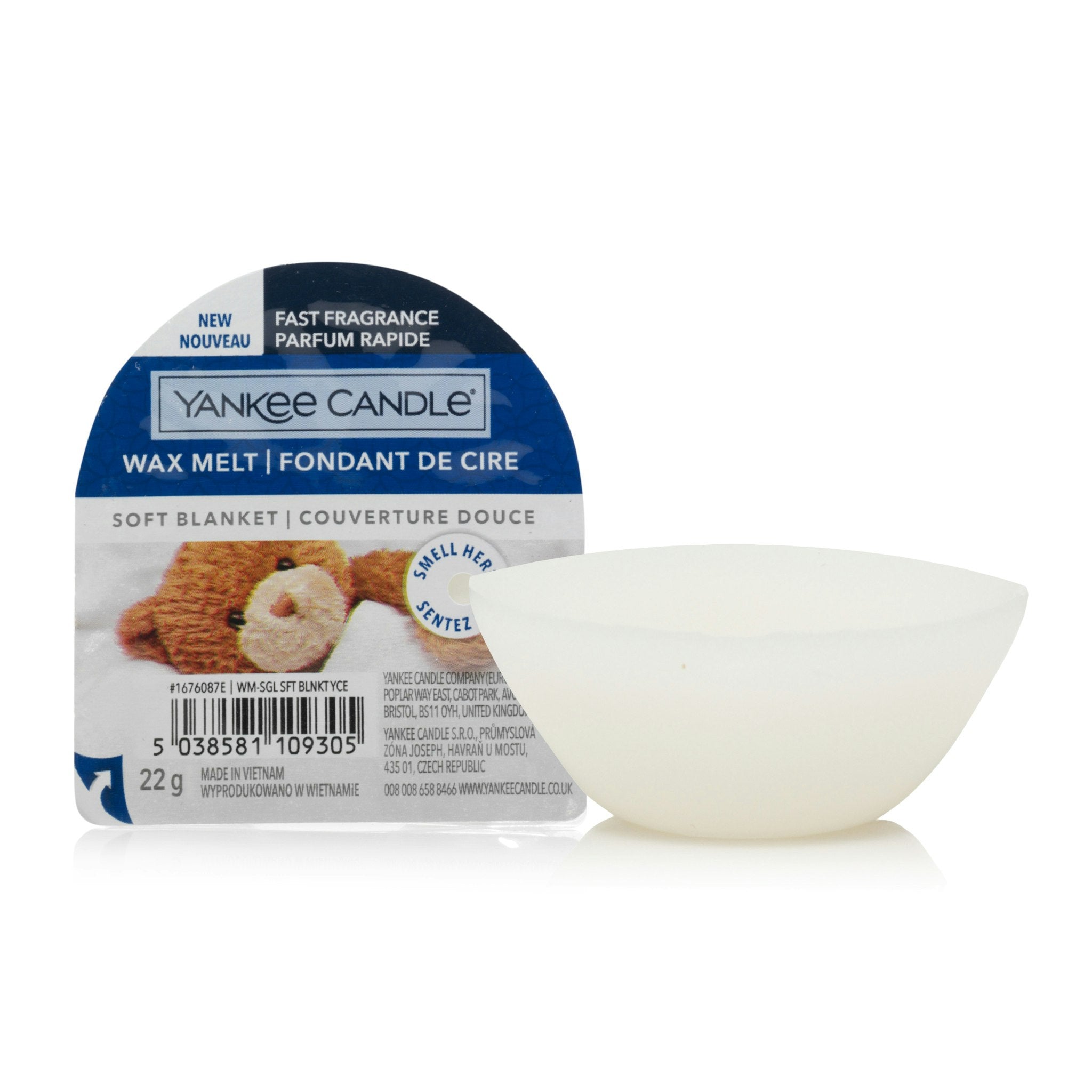 YANKEE CANDLE SINGLE WAX MELT SOFT BLANKET