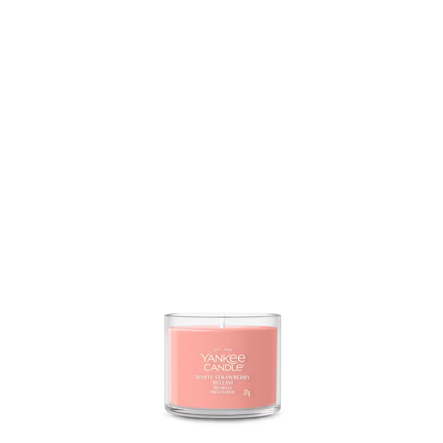 YANKEE CANDLE MINI FILLED VOTIVE WHITE STRAWBERRY B