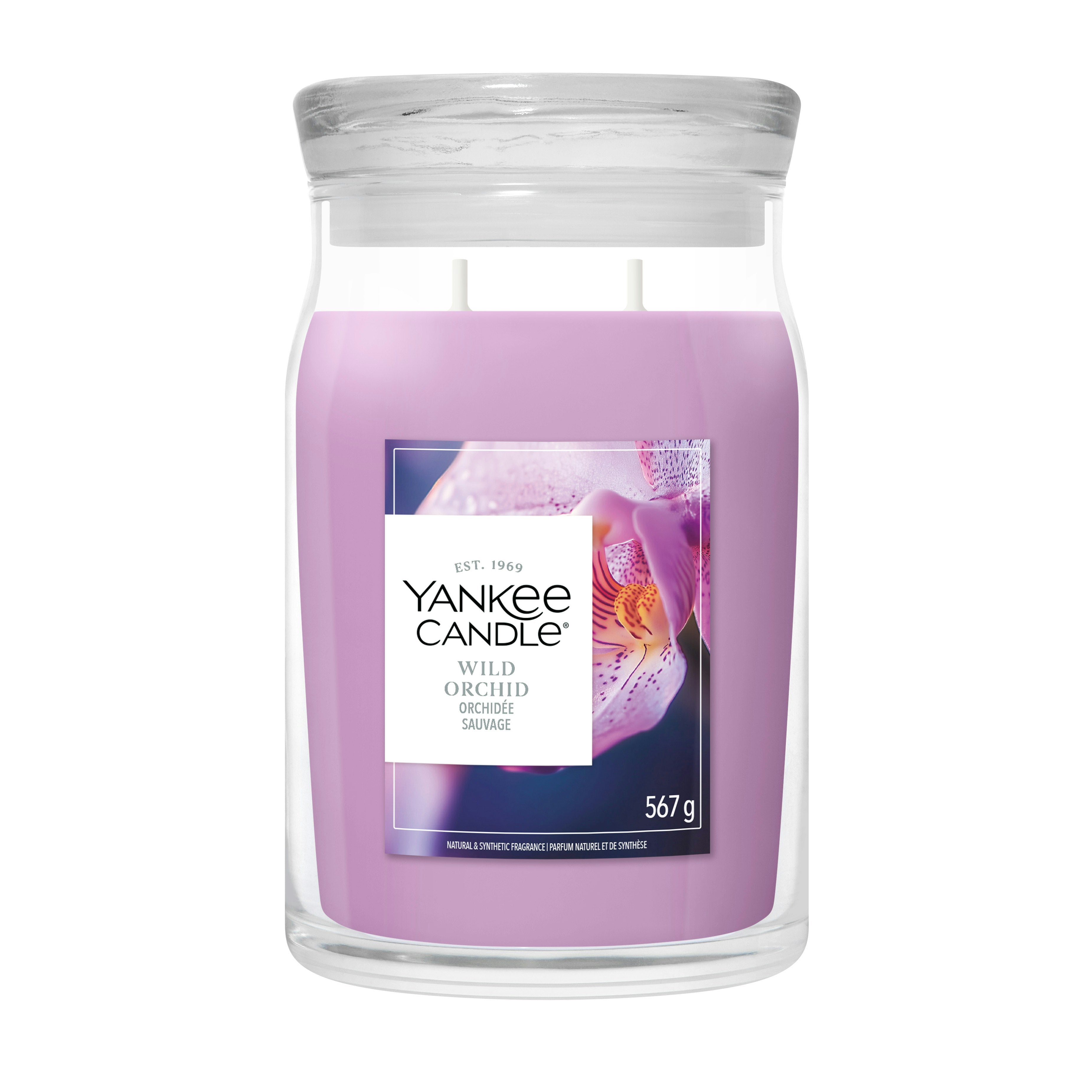 YANKEE CANDLE SIGNATURE LARGE JAR WILD ORCHID