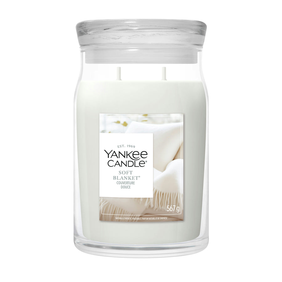 YANKEE CANDLE SIGNATURE LARGE JAR SOFT BLANKET