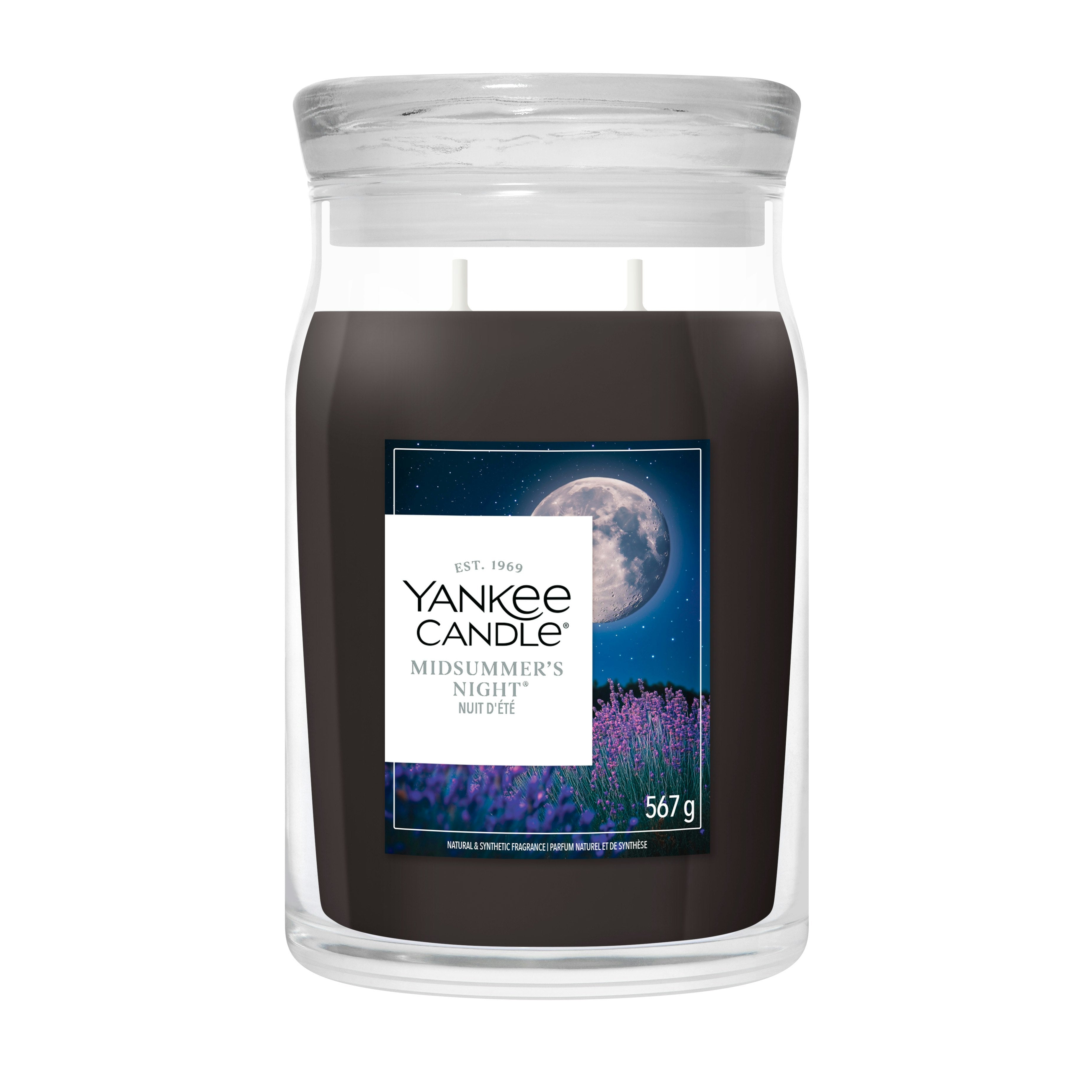 YANKEE CANDLE SIGNATURE LARGE JAR MIDSUMMERS NIGHT