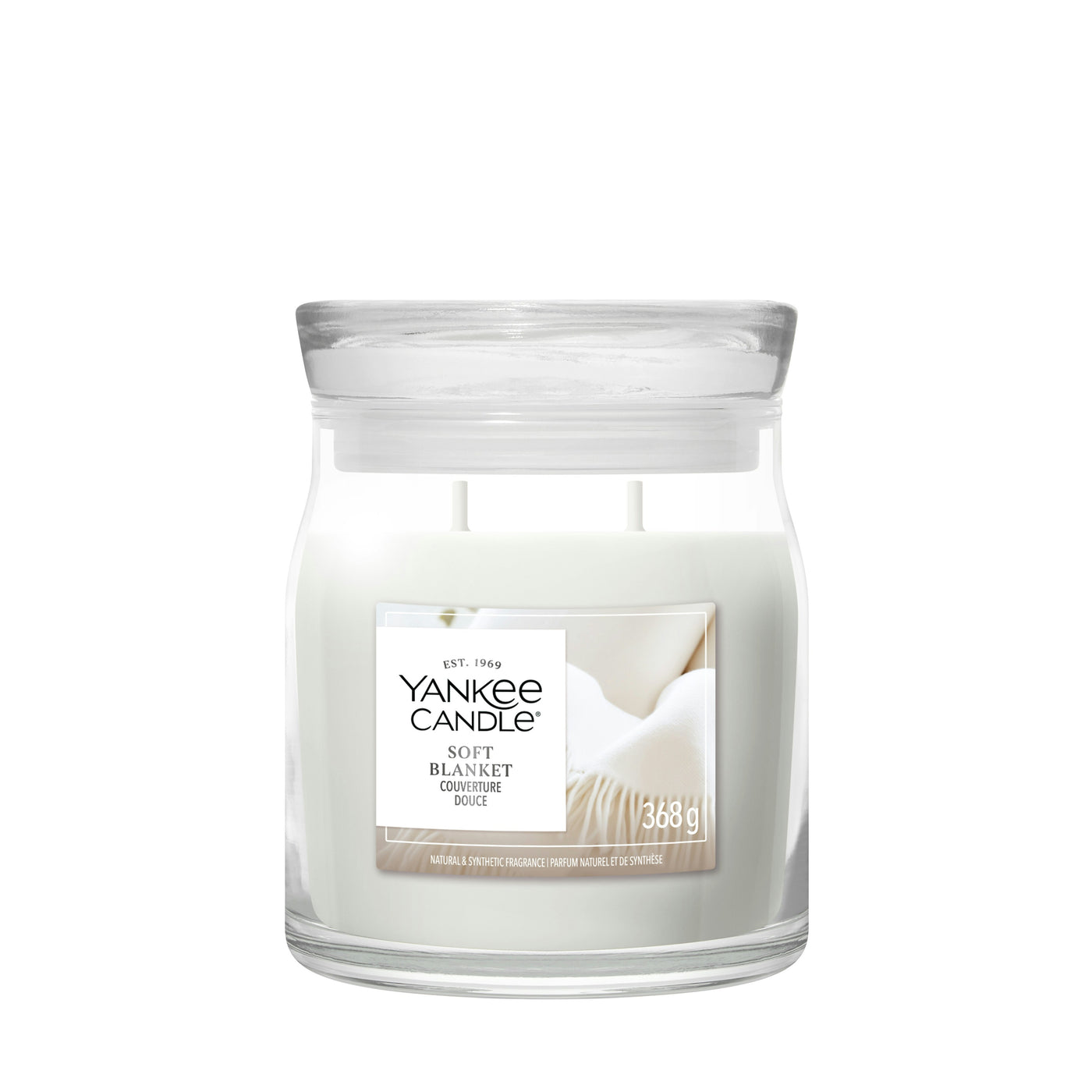 YANKEE CANDLE SIGNATURE MEDIUM JAR SOFT BLANKET