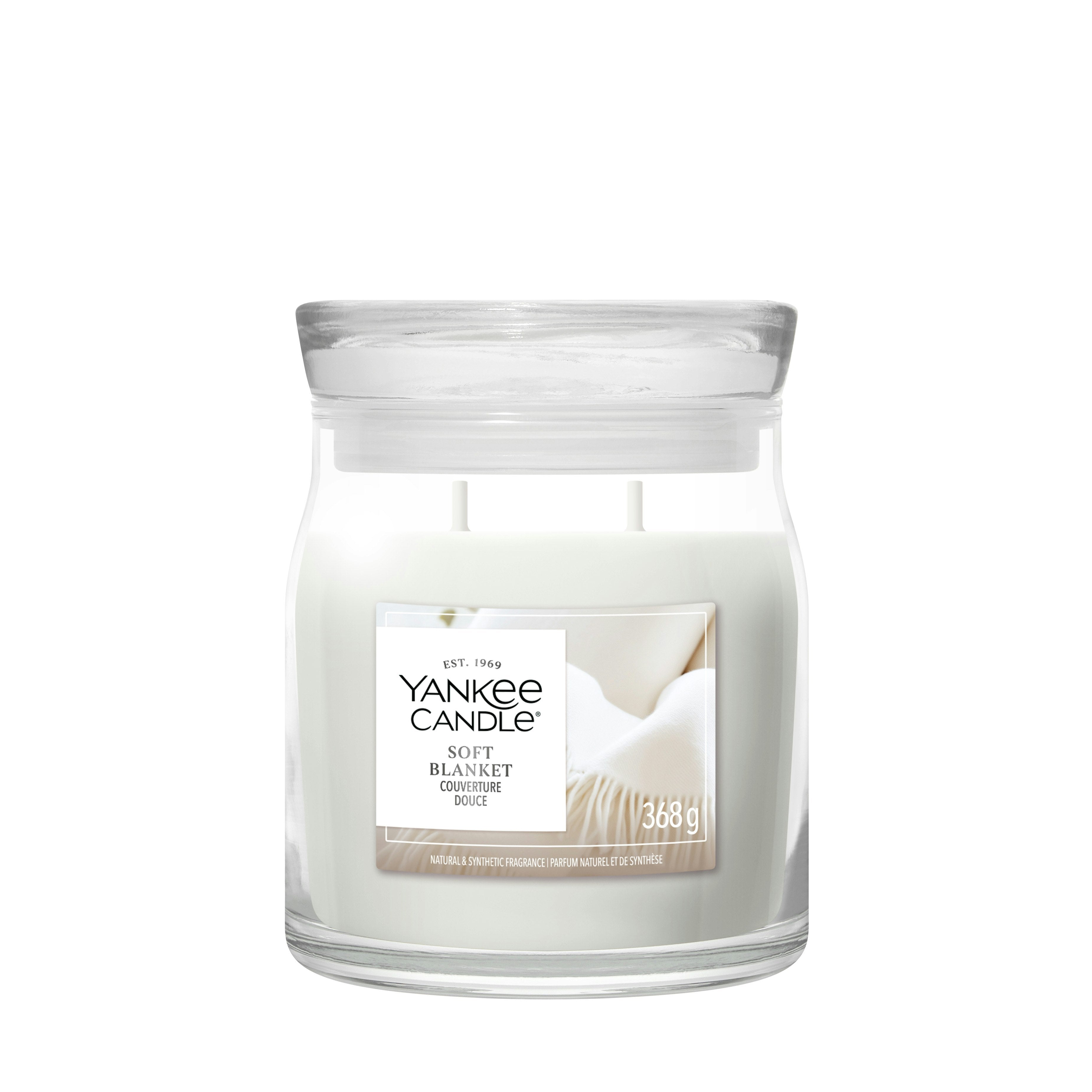 YANKEE CANDLE SIGNATURE MEDIUM JAR SOFT BLANKET