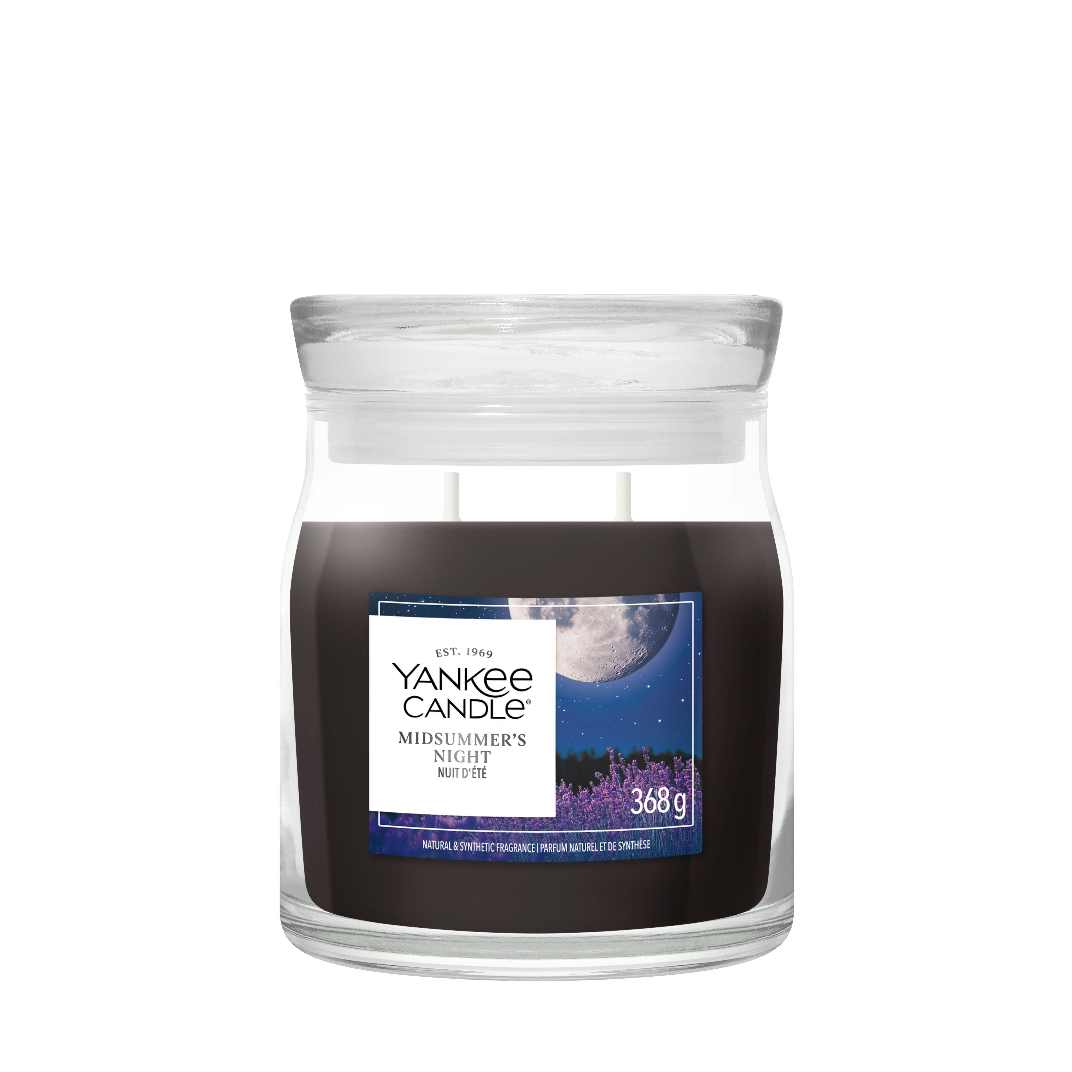 YANKEE CANDLE SIGNATURE MEDIUM JAR MIDSUMMER NIGHT