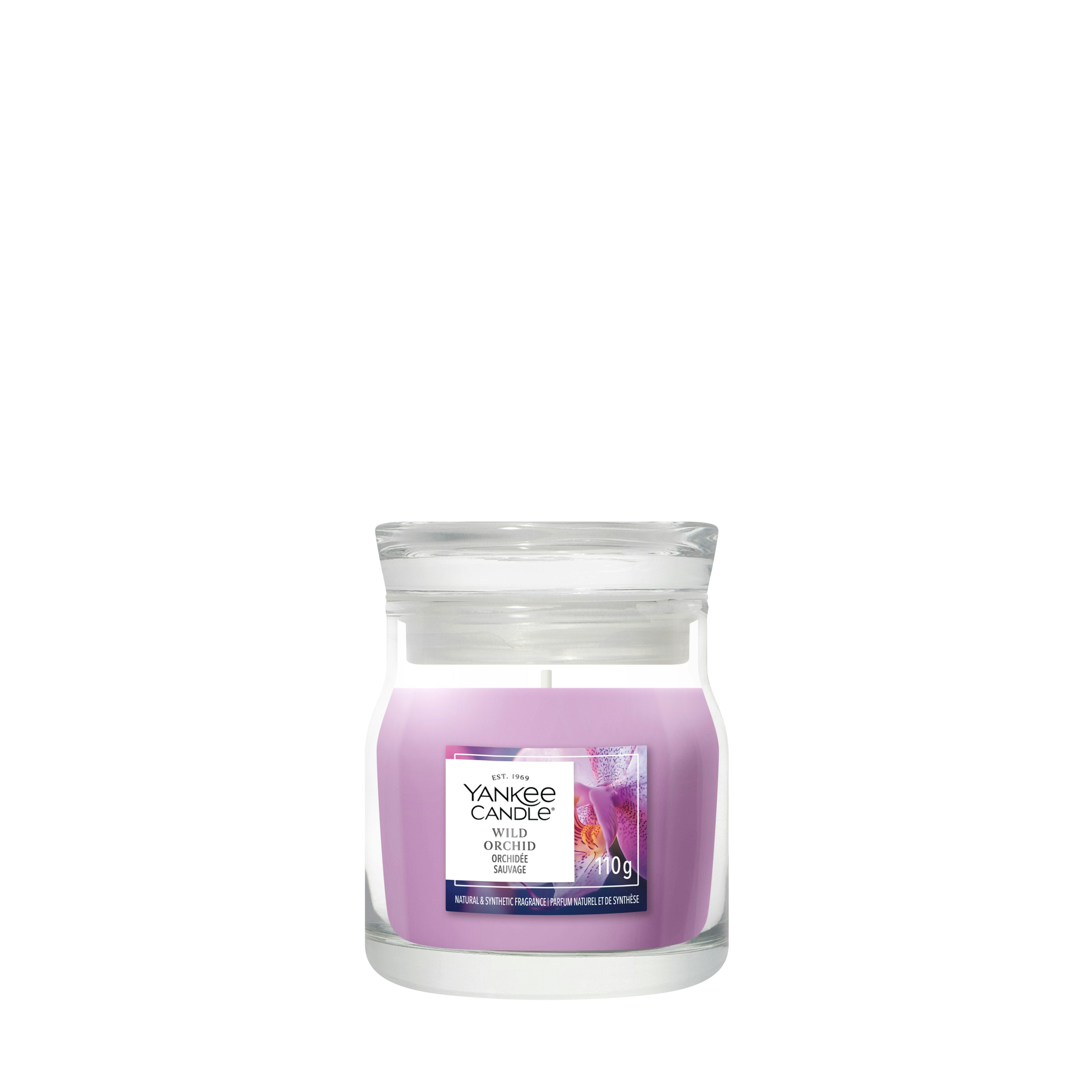 YANKEE CANDLE SIGNATURE SMALL JAR WILD ORCHID