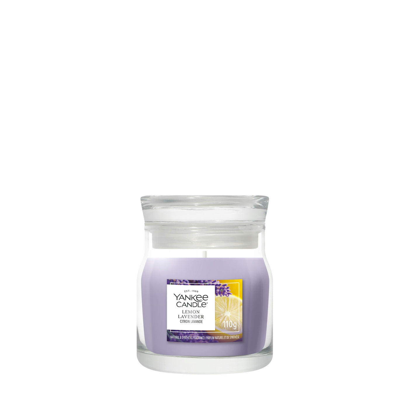YANKEE CANDLE SIGNATURE SMALL JAR LEMON LAVENDER