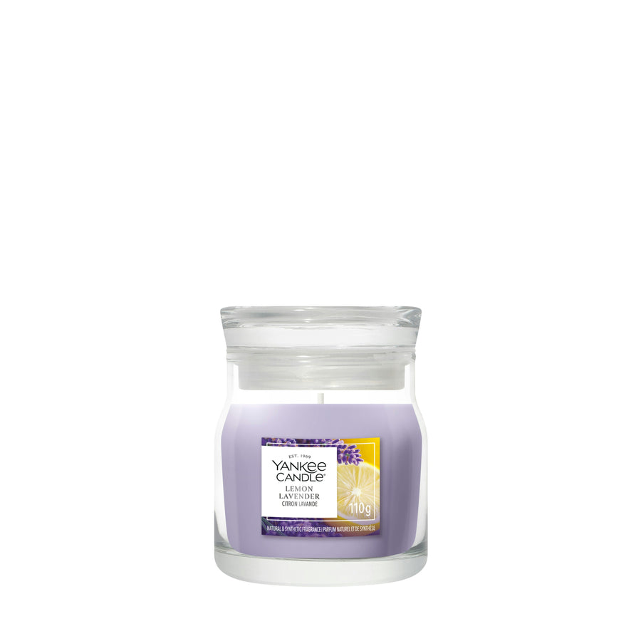 YANKEE CANDLE SIGNATURE SMALL JAR LEMON LAVENDER