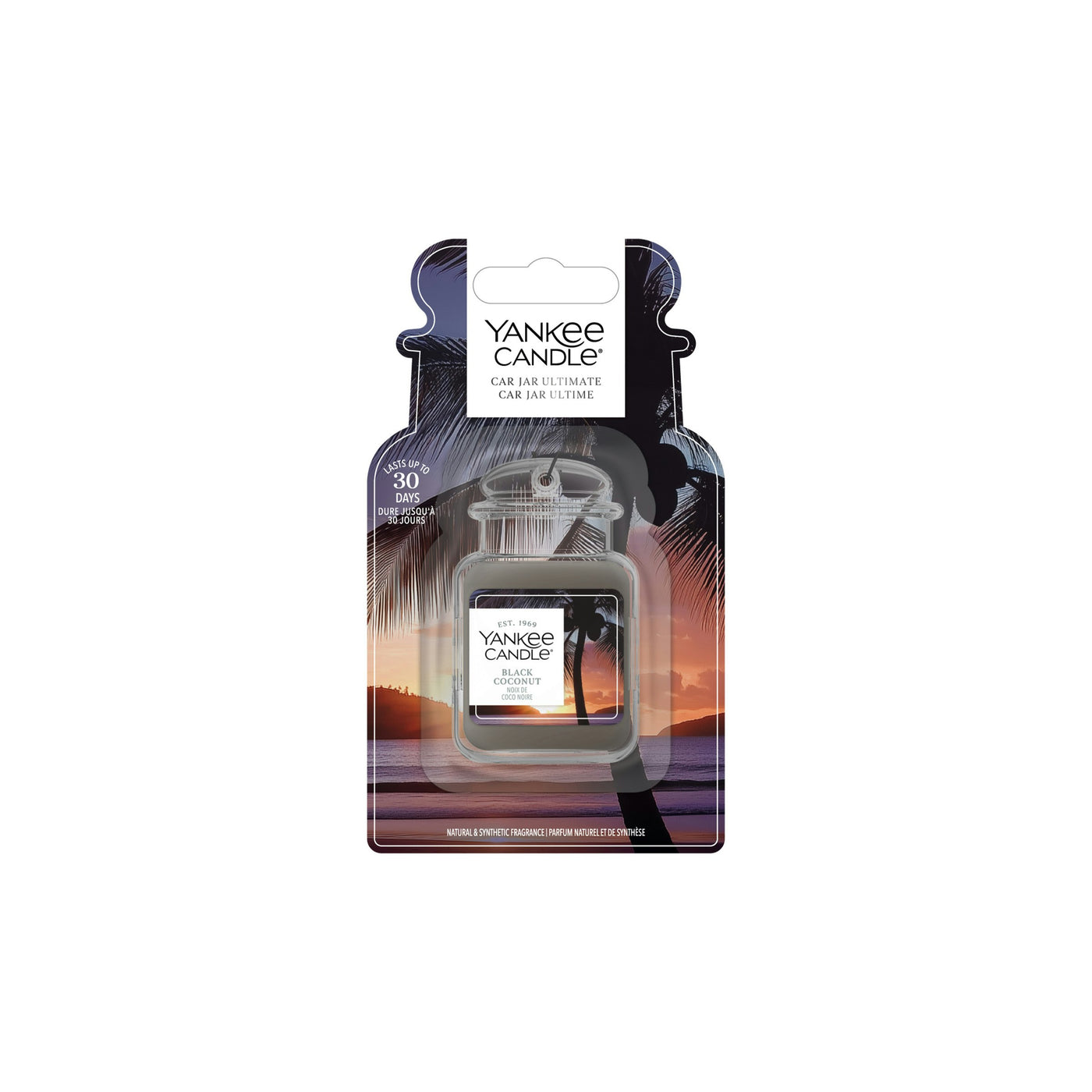 YANKEE CANDLE CAR JAR ULTIMATE BLACK COCONUT