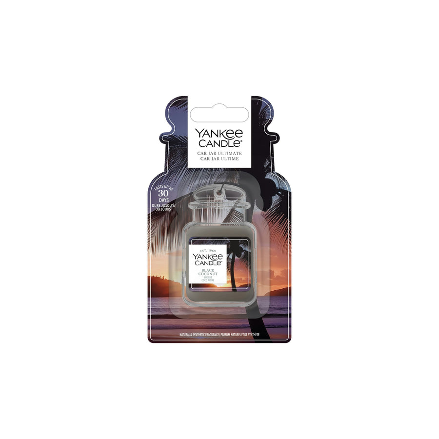 YANKEE CANDLE CAR JAR ULTIMATE BLACK COCONUT
